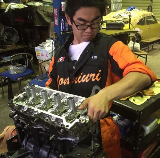 JOY耐レース用エンジンの組み付け
