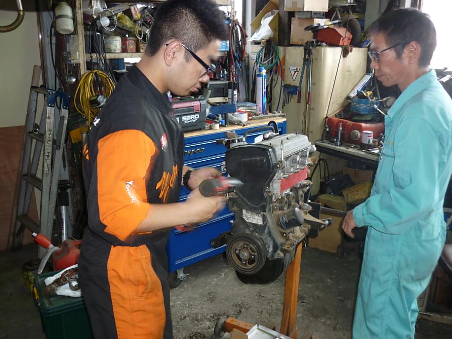 本番用エンジンの製作開始
